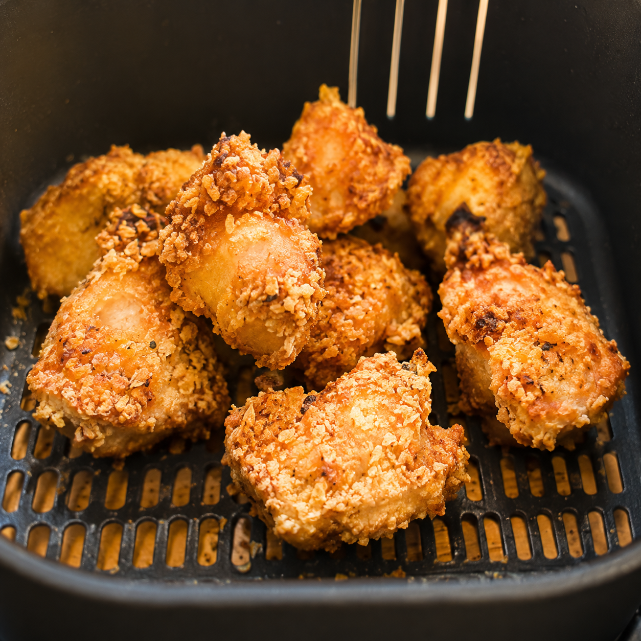 Pollo crocante en la air fryer